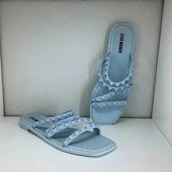 Steve Madden Skyler Jelly Slide Sandals Size 7 - Picture 1 of 6